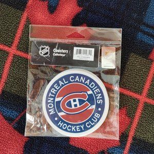 🌸 3 for $20 🌸 Montreal Canadiens Team Logo Coaster Set - 8 Pack